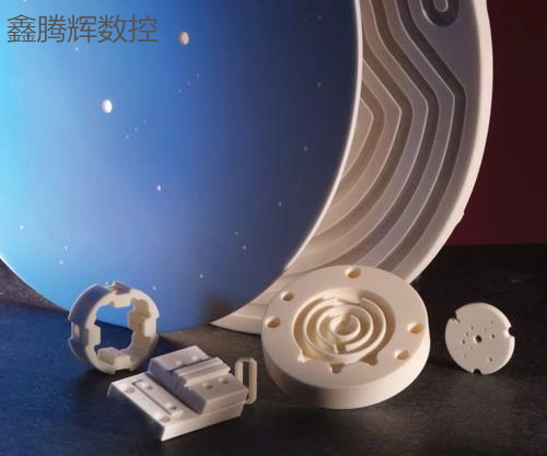 從這個(gè)樣本可以看出陶瓷加工的陶瓷工件的多樣性和復雜性，圓盤(pán)直徑12英寸